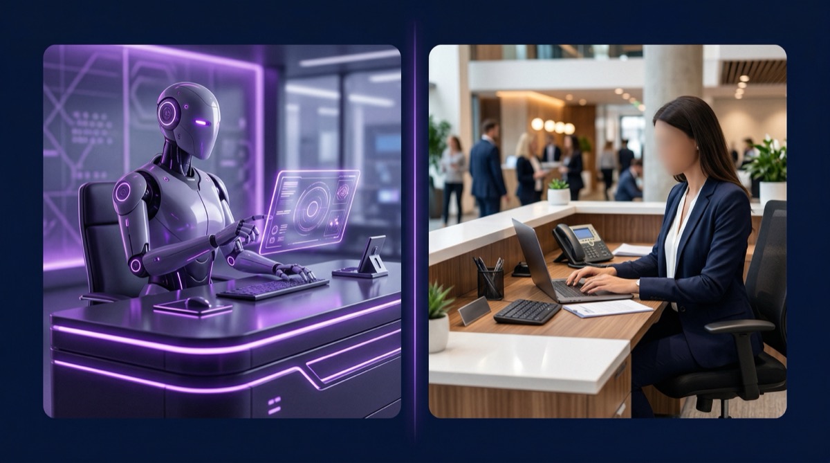 AI Receptionist vs. Human Receptionist: Which Is Better for Your Business?