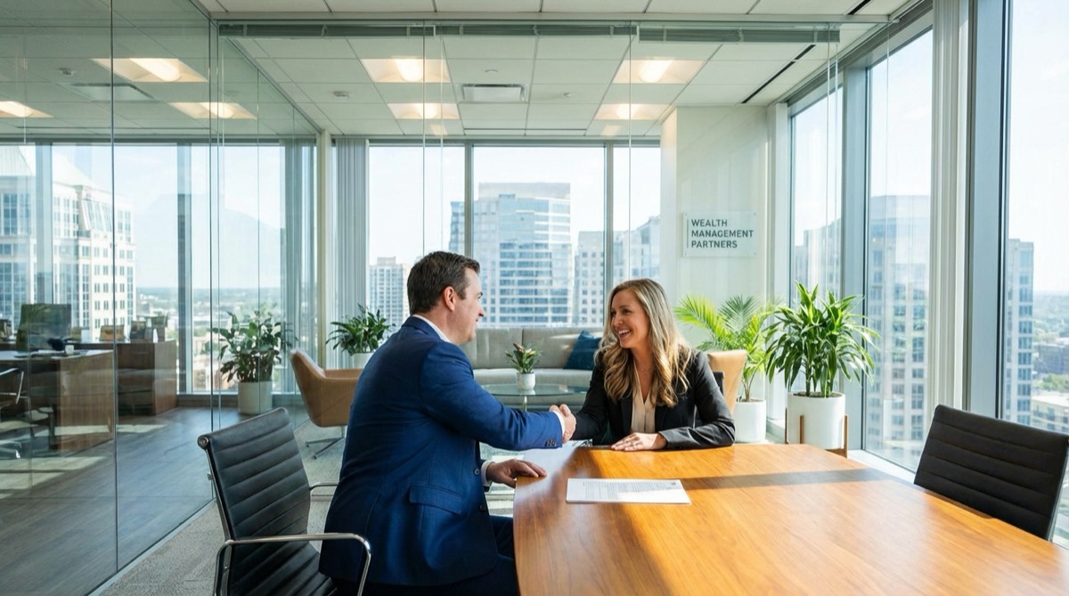 Credit repair advisor scheduling a consultation with a new client