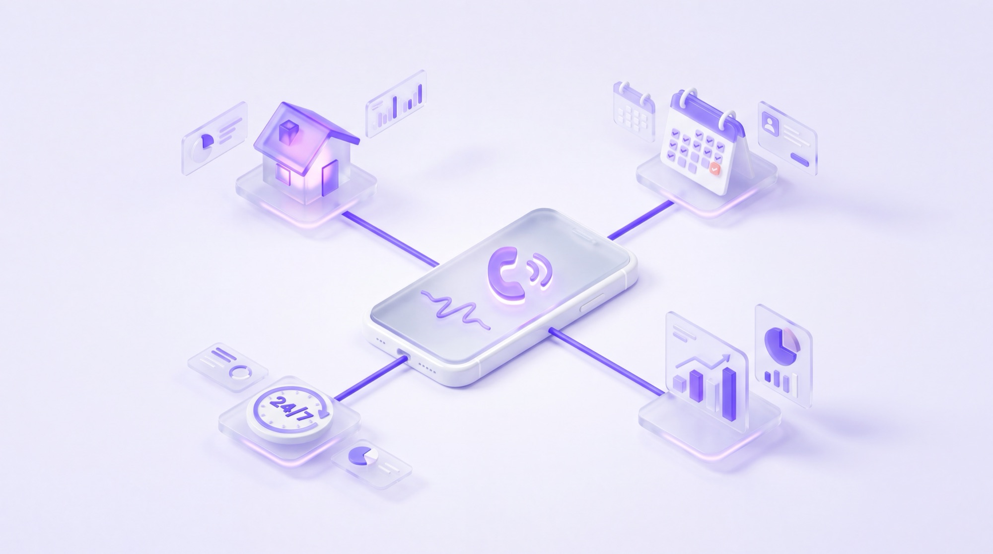 AI answering service handling calls 24/7 for contractors